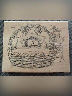 House Mouse Quick Recovery HMR44 by Stampendous. Rare ❣️